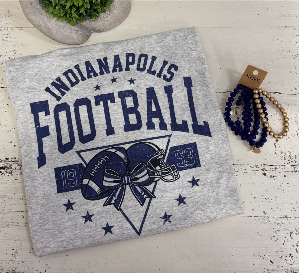 INDY FOOTBALL GIRLIE TEE